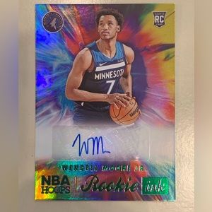2022-23 NBA Hoops Basketball Wendell Moore Jr. Rookie Ink AUTO #RI-WDM Wolves